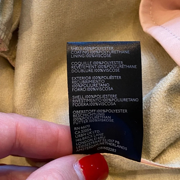 Anthropologie The Somerset Mini Dress: Faux Leather Edition Pink 33737 - Picture 12 of 13